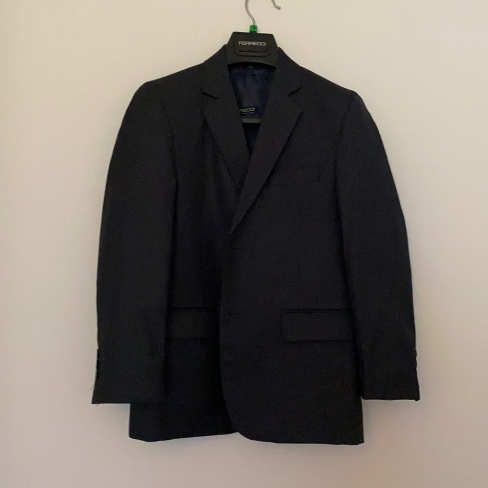 💫- Boys suit jacket and vest by Ferrecci size 8
